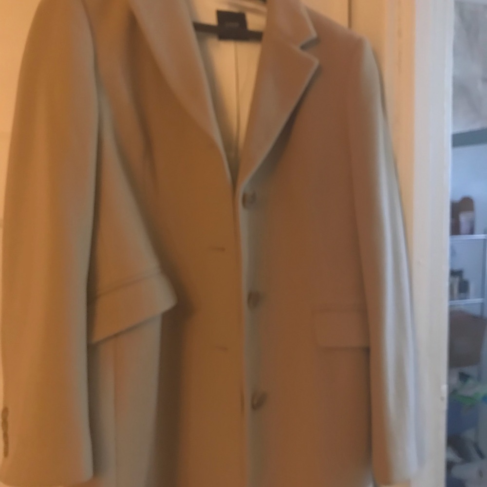 Beautiful camel color up to the knee jcrew coat